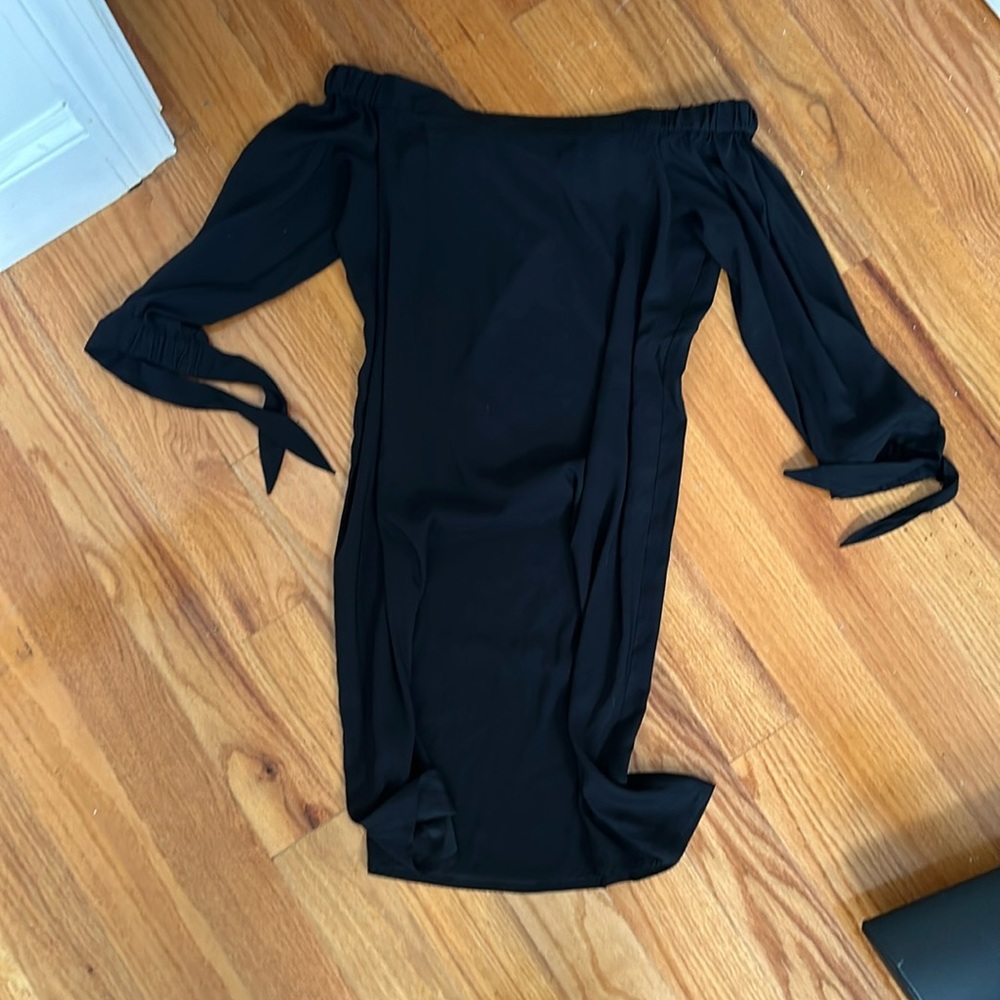 LOFT Off the Shoulder Flowy Dress